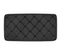 Boîte Rangement Accoudoir Tapis D'accoudoir Universel En Cuir Pour Voiture Boîte Rangement Anti-poussière Housse Coussin Protection Intérieure Étanche(Black-black)