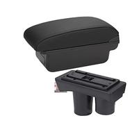 Boîte Rangement Accoudoirs pour Citroën C2 Accoudoir Boîte Console Centrale Magasin Central Contenu Boîte Porte-gobelet Accessoires Pièces USB Charge (Couleur : C2 No USB)