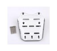 Boîte Rangement Arrière pour Moto Fixation Rétractable Et Mécanisme d'attache Sécurité Support Support Chargement pour PCX150 PCX125 PCX160 2014 - 2023(Argent)