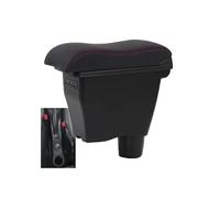 Boîte Rangement Boîte D'accoudoir De Voiture Boîte De Rangement Intérieure Pièces Rénovation Pour Mercedes Pour Smart 453 Pour Fortwo Pour Forfour 2015 - 2019 PYPFQUMQGR(A2 leather 3usb-2)