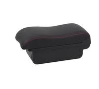 Boîte Rangement Boîte D'accoudoir Voiture Pour Peugeot 301 Boîte De Rangement Intérieure Accessoires De Rénovation Dédiés PYPFQUMQGR(A2 Black red NO USB)