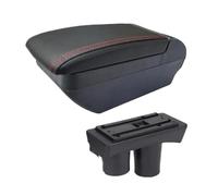 Boîte Rangement Boîte De Rangement Intérieure Pour Accoudoir De Voiture Pour Peugeot 301 - Accessoire De Rénovation Dédié PYPFQUMQGR(F red line No USB)