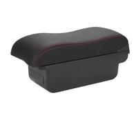 Boîte Rangement Boîte De Rangement Pour Accoudoir De Voiture Pour Peugeot 301 - Accessoires De Rénovation Dédiés PYPFQUMQGR(C1 Black red NO USB)