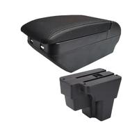 Boîte Rangement Boîte Pour Accoudoir Voiture Pour KIA Pour STONIC Pour Rio Pour Lx Pour Cerato Amérique Du Sud Boîte Rangement Accessoires Modernisation MNGNCBXWK(H All Black 4 USB)