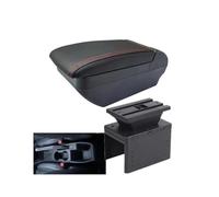 Boîte Rangement Centrale Pour Renault Pour Clio 5 Pour Captur Pour Clio5 Boîte D'accoudoir Voiture Accessoires D'intérieur Voiture Boîte D'accoudoir(F Black Red No USB)