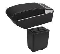Boîte rangement console centrale Pour Peugeot Pour Partner Pour Tepee 2010-2020 Boîte D'accoudoir De Voiture(A3 Noir blanc 7USB)