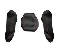 Boîte Rangement Housse D'accoudoir Voiture En Cuir Microfibre Anti-rayures 3 Pièces Pour Civic 10e Génération 2016 2017 OEM Intérieur Voiture MNGNCBXWK(Red-thread)