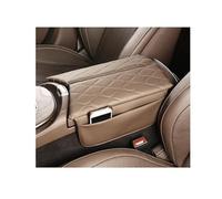 Boîte Rangement Housse De Protection En Cuir Anti-rayures Pour Accoudoir Console Centrale Pour Mercedes Pour Benz 2017 - 2023 W213 CLS 2018 - 2022 PYPFQUMQGR(Brun)