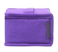 Boite Rangement Huiles Essentielles Coffret de Voyage for huiles essentielles, 38 flacons 5 ML, 10 et 15, boîte à Parfum, étui Transport Portable, Sac Rangement for Vernis Ongles pour Voyager(Purple)