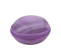Boite Rangement Huiles Essentielles Étui à 7 Compartiments for huiles essentielles, for flacons de 2 ML, Rangement Parfum, Sac Voyage pour Voyager(Purple)
