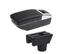 Boîte Rangement Per Dodge Per Attitude Accessori per braccioli portaoggetti per auto PYPFQUMQGR(A black line No USB)