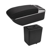 Boîte Rangement Pour Citroën Pour Berlingo Pièces De Rechange Pour Accoudoir Boîte De Rangement Et Accessoires De Chargement USB. PYPFQUMQGR(D2 Black black NoUSB)