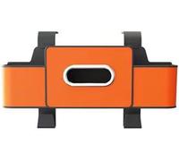 Boîte Rangement pour Dossier Siège Voiture pour BMW 530i xDrive, Organiseur D'appui-Tête Siège Arrière Multifonct Siège Appuie-Tête,Orange