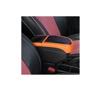 Boîte Rangement Pour Toyota Pour Aygo Accoudoir Central Avec Rangement Et Repose-coude Équipé D'une Prise USB. PYPFQUMQGR(Black orange color)