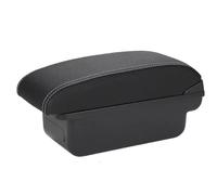 Boîte Rangement Pour Toyota Pour Aygo Boîte De Rangement For Accoudoir Accessoires Auto Rangement Intérieur Installation Facile PYPFQUMQGR(C3 Black white NOUSB)