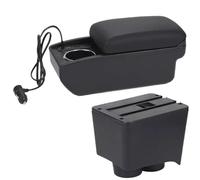 Boîte Rangement Pour VW Pour Polo 9N 3 2002 2003 2004 2005 2006-2009 Installation Intérieure Coffre De Rangement For Accoudoir MNGNCBXWK(A2 Fast charging)