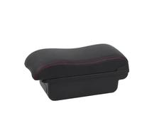 Boîte Rangement Pour VW Pour Polo 9N 3 Mk4 2002 2003 2004 2005 2006-2009 Accessoires Auto Boîte De Rangement Intérieure For Accoudoir De Voiture MNGNCBXWK(A2 red line No USB)