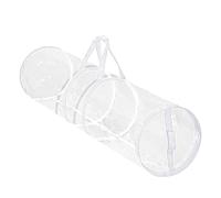 Boite Rangement Sac de Rangement de noël, boîte de Rangement Transparente à Fermeture éclair, Sac de Rangement d'emballage Cadeau, Rangement de Tubes en Papier de Vacances (White, One Size)
