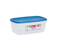 Boite rectang.3l naturel couv.turquois 10115 na ba.tu