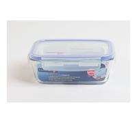 Luminarc Pure Box Active - Boîte de Conservation hermétique en verre, Transparent, rectangulaire 0,82 L