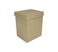 Boîte rectangle haute 14x12x17cm - Kraft