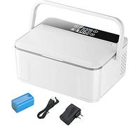 BoîTe RéFrigéRéE GlacièRe Insuline Glacière à insuline réfrigérateur portable glacière à insuline réfrigérateur température constante 2-8 ℃ batterie 13600 mAh longue durée de travail pour vo