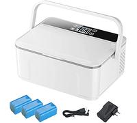 BoîTe RéFrigéRéE GlacièRe Insuline Glacière à insuline réfrigérateur portable glacière à insuline réfrigérateur température constante 2-8 ℃ batterie 13600 mAh longue durée de travail pour vo