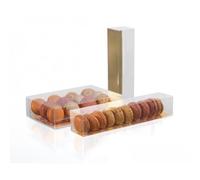 BOITE REGLETTE POUR 6 MACARONS DIMENSIONS 180X45X45MM