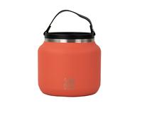 YOKO DESIGN - LUNCH BOX en acier inox de 700 ml coloris ROUGE avec poignée noire souple