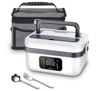 Boîte repas électrique, chauffe-repas rechargeable, munie de quatre batteries de 4000 mAh