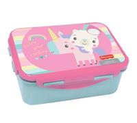 Boîte Repas Enfant Licorne Arc-en-ciel Fisher-price ? 17 X 12 X 7 Cm Rose/blanc/vert TU