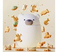 Boîte repas isotherme Bestie Ours Blanc (600 ml)