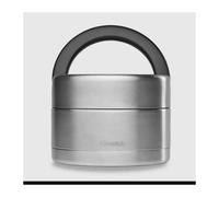 Boîte repas isotherme double paroi en Inox Qwetch 850 ml Inox brossé