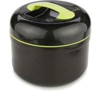Boite repas isotherme - NO NAME - Grande lunch box - 2,5 L - Noir et vert - Cylindrique