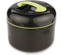 Boite repas isotherme - Noir et vert - Grande lunch box - 1.5 L