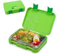 Boîte repas - Junior Schmatzfatz - Boîte à goûter - 6 compartiments - 21,3x15x4,5cm - Sans BPA - Vert Vert G