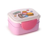 Puckator Porte-déjeuner Bento Pusheen – licence officielle, avec couverts, fermeture à clip, sans BPA