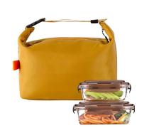 Boîte Repas | Sac Repas Imperméable pour Hommes - Porte-Repas Pliable avec Poignée Ergonomique pour Pique-Nique Plage École Randonnée Camping