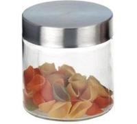 kela 17870 Set boîtes hermétique Bera 0,8l en Verre/Acier Inoxydable, Transparent/Argent, 11 x 11 x 12 cm