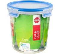 Boîte de rangement Emsa Boite ronde 2 L bleu clip&close - - Bleu - Plastique