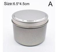Boîte Ronde À Thé En Fer Blanc De 3 Couleurs Avec Couvercles, Récipients De Fabrication De Bougies À Faire Soi-Même, Pots De Rangement Multifonctions Pour Bonbons Et Tartes, Bijoux Et Articles Divers