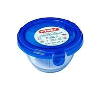 Pyrex - Cook & go - Boite Ronde en Verre Couvercle 0.2 L/Ø 11 cm - Cuisinez au Four, Conservez et Emportez