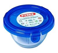 Boîte Ronde Avec Couvercle - Pyrex - 1451032 - 11 Cm-200 Ml - Cook & Go - Base En Verre Borosilicate
