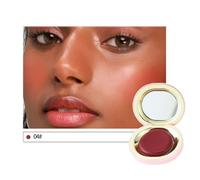 Boîte Ronde Blush Miroir Intégré,Texture Fine & Légère,Facile À Estomper,Texture Fondante,Fard À Joues Crémeux,Texture Crémeuse À Haute Pigmentation,Éclat Naturel