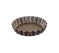 Boîte Ronde De 6 Tartelettes Rondes Cannelées Ø100 Mm - Antiadhérent - Fond Fixe