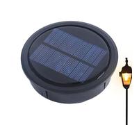 Boîte ronde de rechange pour lampe de jardin, boîte ronde de rechange pour lanterne solaire, panneau lumineux rond étanche (10 cm-1 pièce)