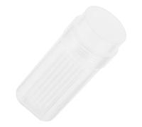 Boîte Ronde pour Lames de Pathologie, Plastique Blanc | Clip Postal Intégré, Rangement Léger, pour Lames de Spécimen, Laboratoires Médicaux et Étudiants en Biologie