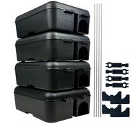 Boîte Roshield pro | 4 boîtes d'appâts et pièges à souris et à rats | extérieur et intérieur | pièges à souris et à rats