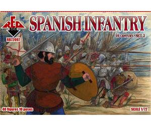 Boîte Rouge RB72097 - 1:72 Infanterie Espagnole, 16ème Siècle, Ensemble 2 - Neuf