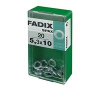 BOÎTE S 20 pcs RONDELLE PLAT CINC 5,3 x 10 mm FADIX
